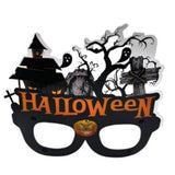 Siyah  Halloween Temalı Parti Gözlüğü