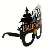 Siyah  Halloween Temalı Parti Gözlüğü