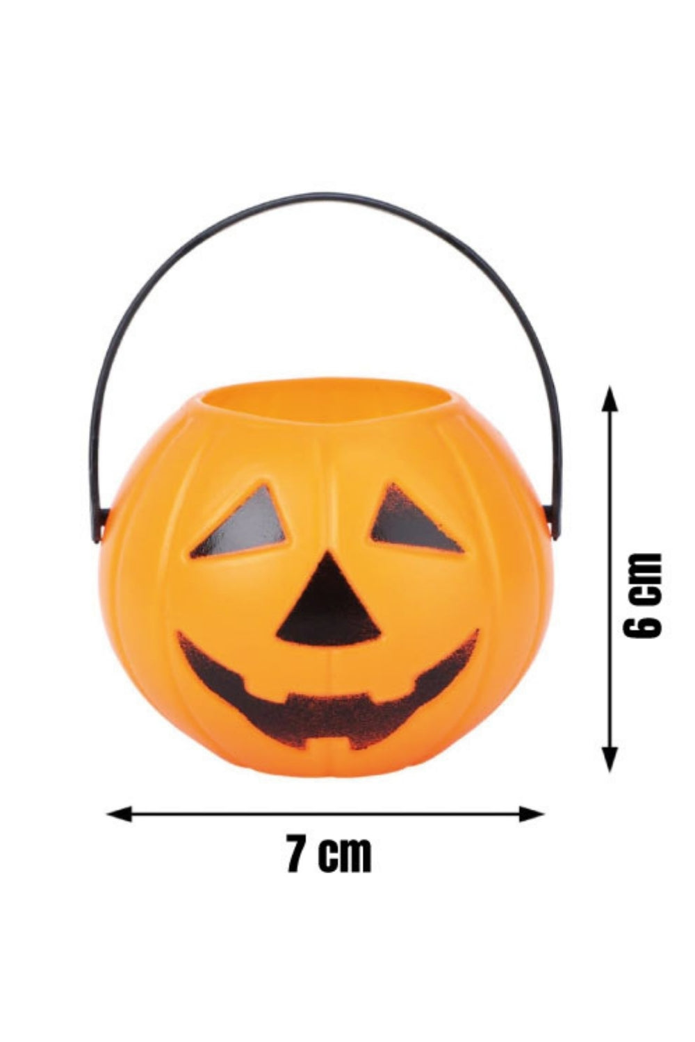 Turuncu  Bal Kabağı Figür 6'lı Halloween Parti Mumluğu