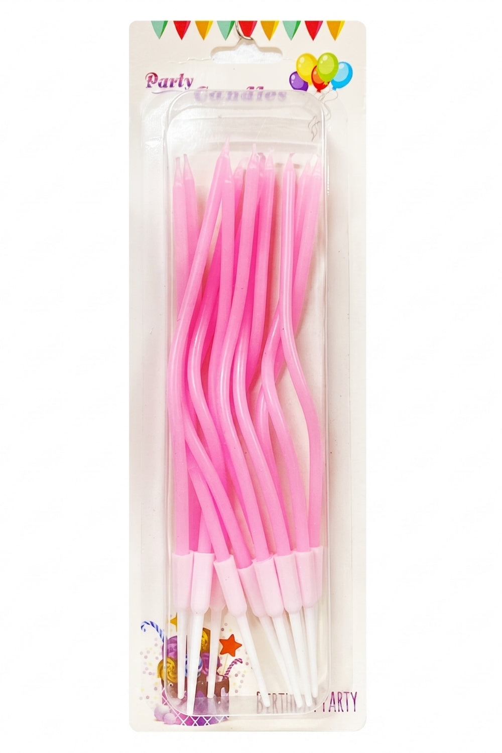 Pembe 12'li Spiral Parti Mumu