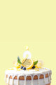 Gold and White Number 2 Party Candle