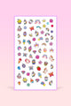 Multicolor Unicorn Themed Girls' Nail Sticker
