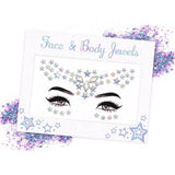 Gümüş  Elmas Model Kız Çocuk Yüz Sticker