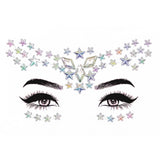 Gümüş  Elmas Model Kız Çocuk Yüz Sticker