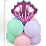 Pembe  Midye Kabuğu Balon Set
