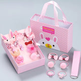 Pembe  18'li Kutulu Kız Çocuk Toka Set