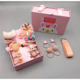 Yavruağzı  18'li Kutulu Kız Çocuk Toka Set