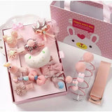 Yavruağzı  18'li Kutulu Kız Çocuk Toka Set