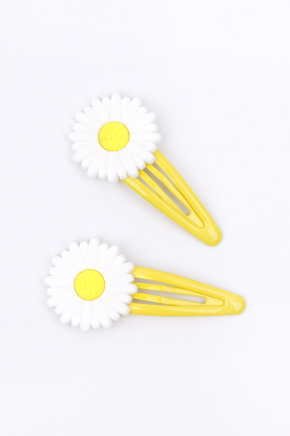 Sarı  Papatya 2'li Çıtçıt Kız Çocuk Toka