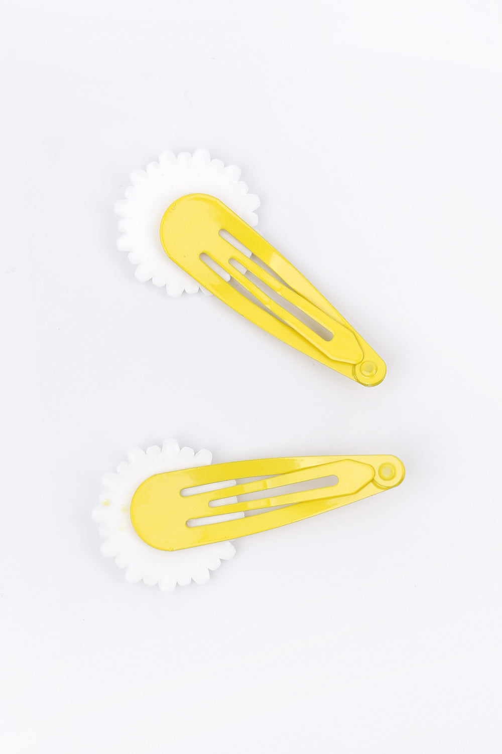 Sarı  Papatya 2'li Çıtçıt Kız Çocuk Toka