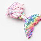 Çok Renkli  Pullu Deniz Kızı Kız Çocuk Klips Toka