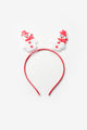 Red Double Snowman Girls' Crown