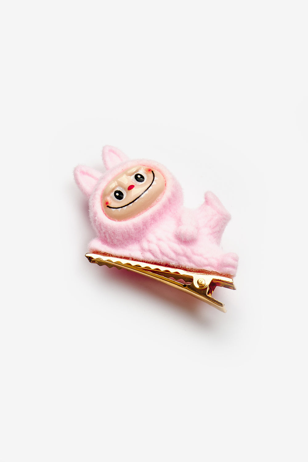 Pembe  Oyuncak Figürlü Kız Çocuk Klips Toka