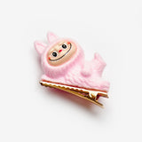 Pembe  Oyuncak Figürlü Kız Çocuk Klips Toka