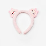 Pembe  Oyuncak Figürlü Kız Çocuk Peluş Taç