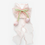 Pudra  Lale Figürlü Sallantılı Kız Çocuk Toka