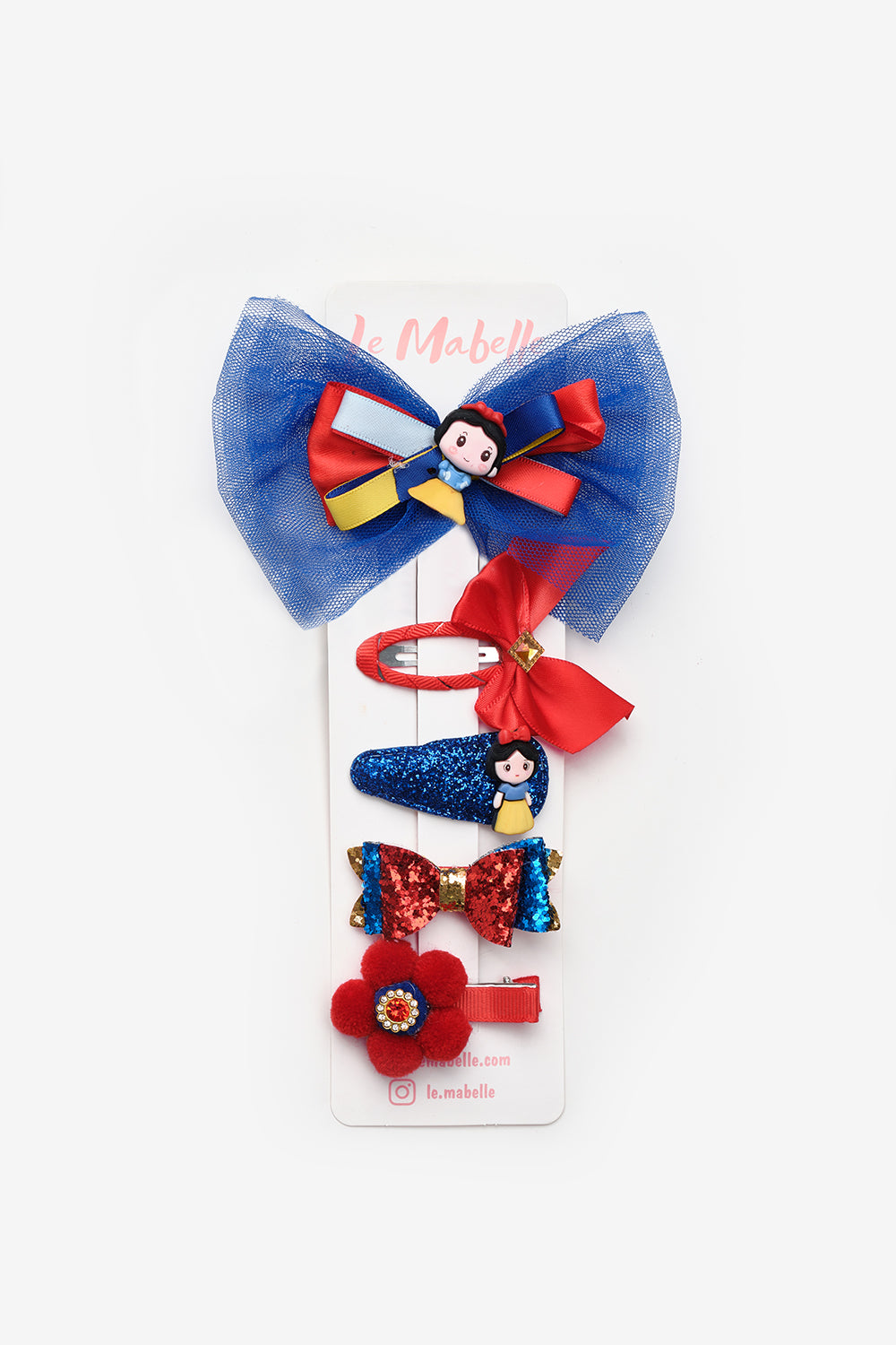 Mavi  5'li Prenses Toka Set