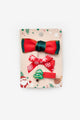 Red Pine Tree Figured Girls' 3-Piece Hairclip Set