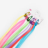 Çok Renkli  Saçlı 6'lı Kız Çocuk Çıt Çıt Toka