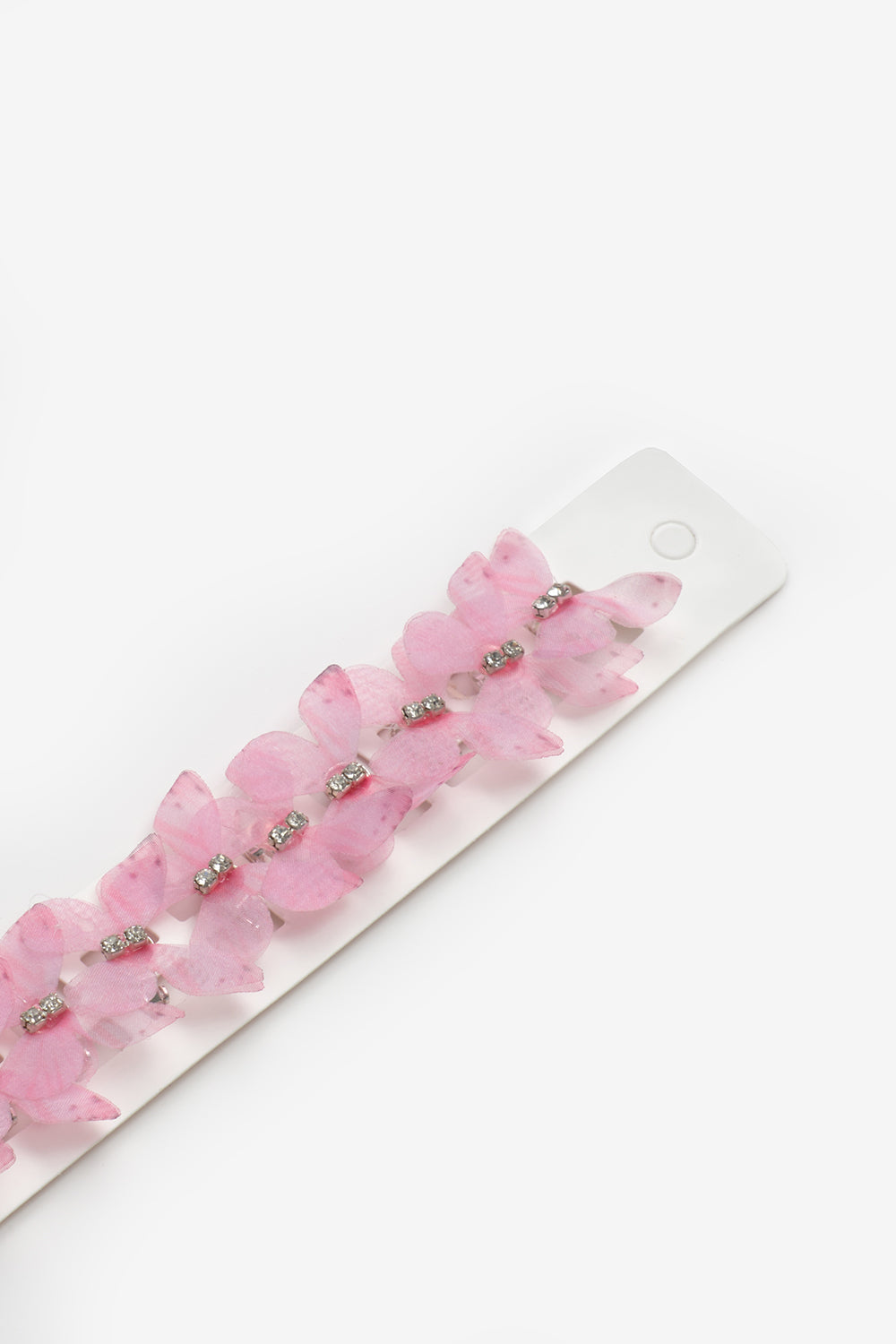 Pembe Kelebek Figürlü 10'lu Kız Çocuk Saç Küpesi