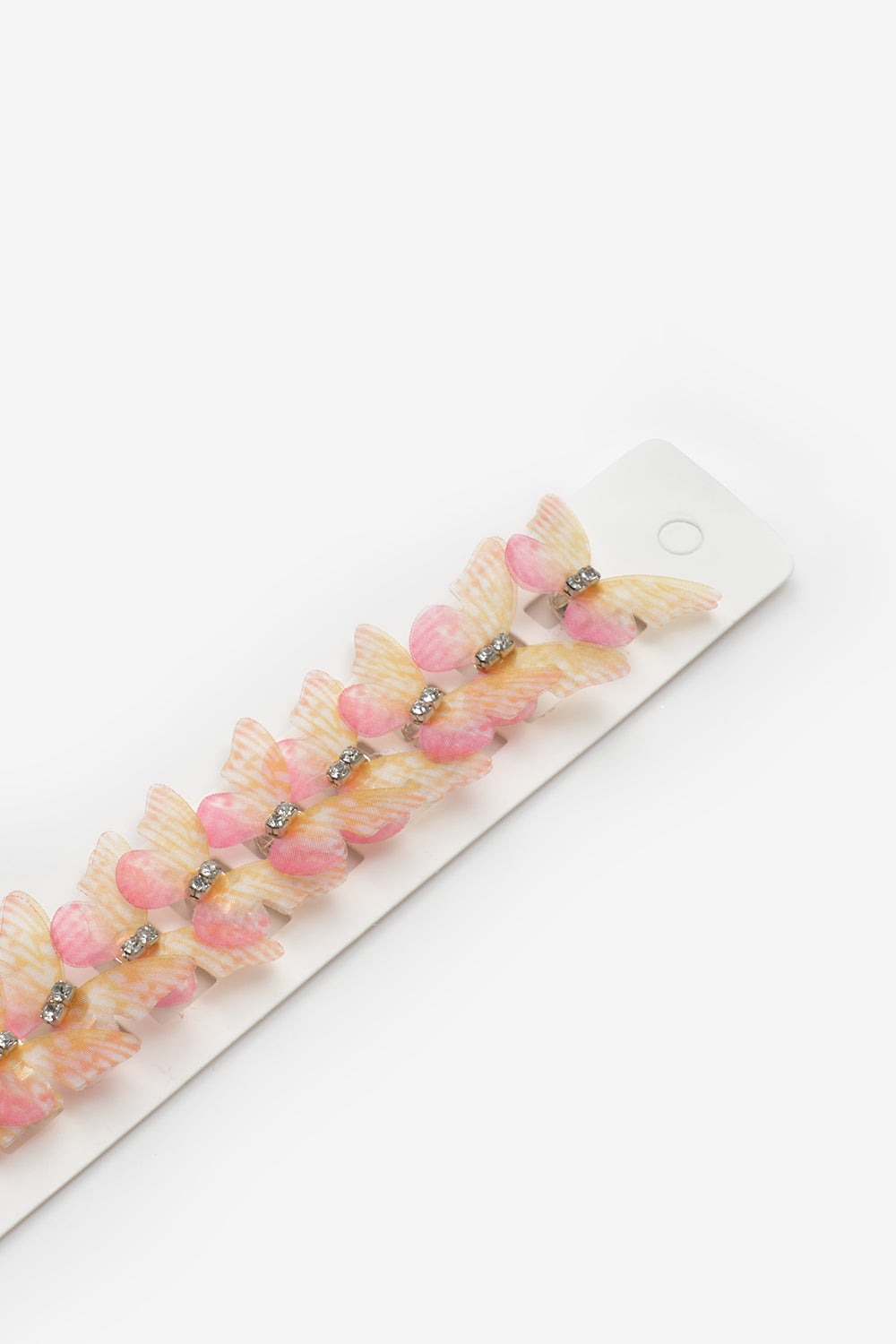 Sarı Kelebek Figürlü 10'lu Kız Çocuk Saç Küpesi