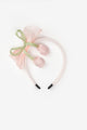Powder Tulip Patterned Bow Detail Girl's Crown