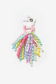 Multicolor Twisted Dangly Girls' 2-Piece Hair Ties