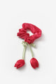 Red Tulip Figure Girls' Elastic Hair Tie