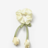 Sarı Lale Figürlü Kız Çocuk Lastik Toka