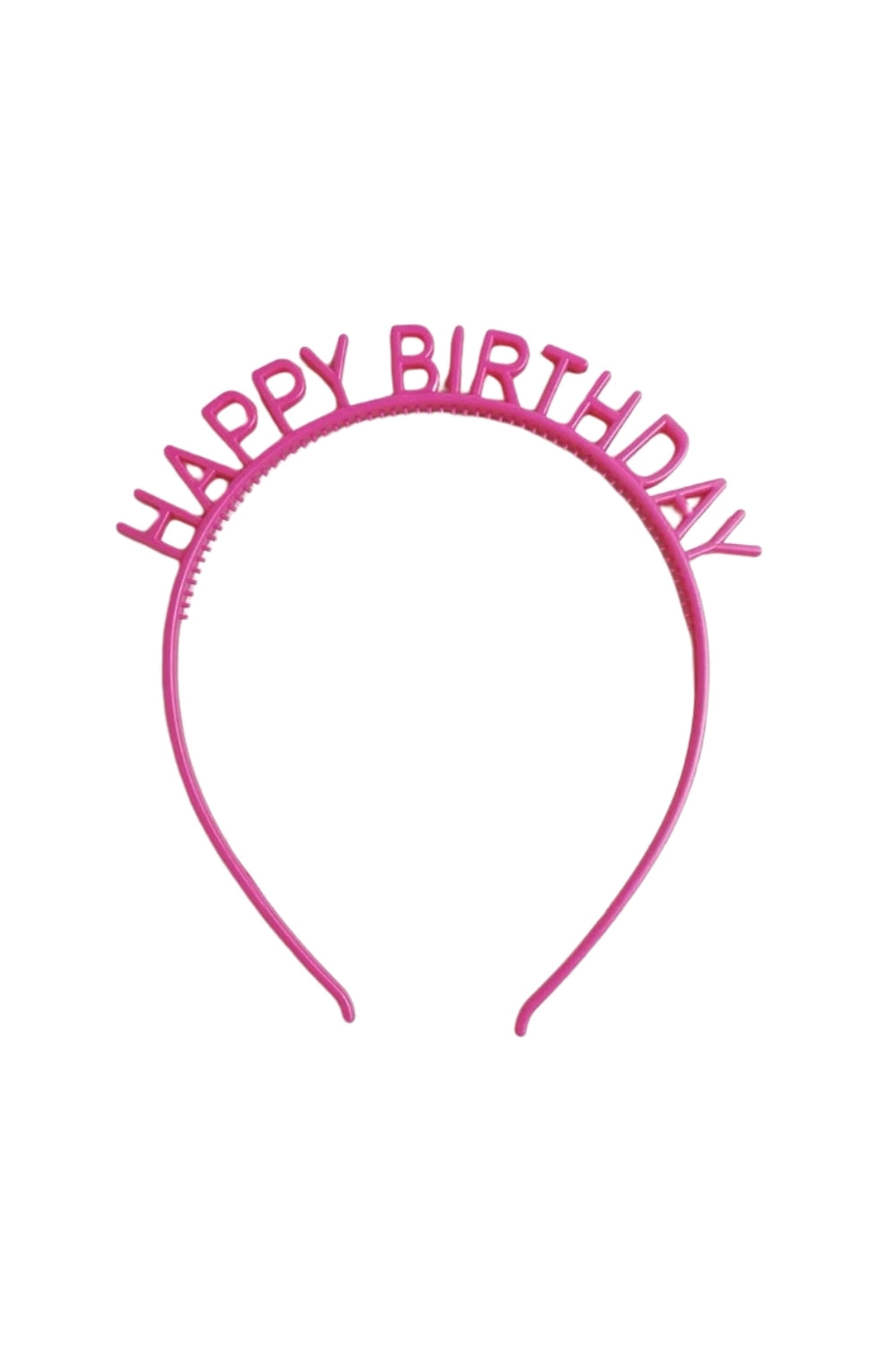 Fuşya  Happy Birthday Yazılı Kız Çocuk Taç