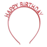 Gülkurusu  Happy Birthday Yazılı Kız Çocuk Taç