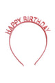 Gülkurusu  Happy Birthday Yazılı Kız Çocuk Taç