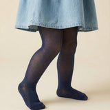 Lacivert Kız Çocuk Muz Külotlu Çorap