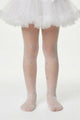 Ecru Glittery Starry Girls Banana Pantyhose