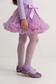 Lilac Lace Net Girls' Tights