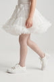 White Fishnet Girls' Tights