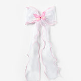 Pembe  Kelebek Figürlü Fiyonk Kız Çocuk Otomatik Toka