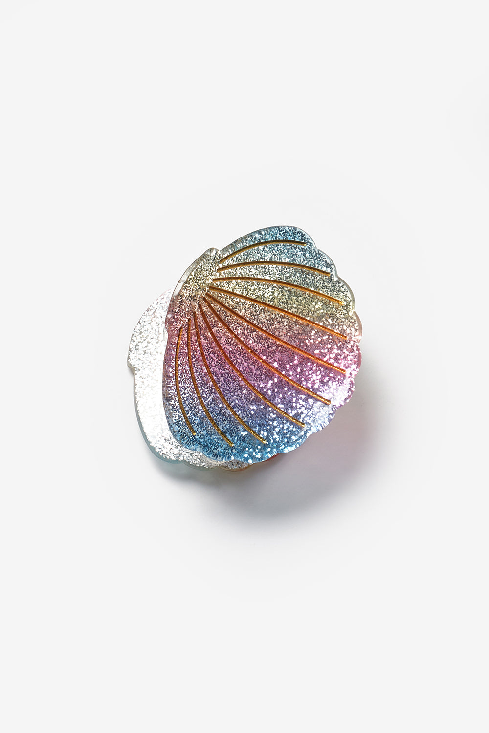 Çok Renkli  Midye Figür Kız Çocuk Mandal Toka