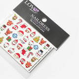 Kırmızı  Baston Şeker Temalı Kız Çocuk Tırnak Sticker