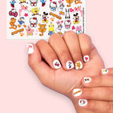 Çok Renkli  Hello Kity Kız Çocuk Tırnak Sticker