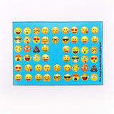 Çok Renkli Emoji Kız Çocuk Tırnak Sticker