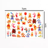 Çok Renkli Winnie The Pooh Kız Çocuk Tırnak Sticker