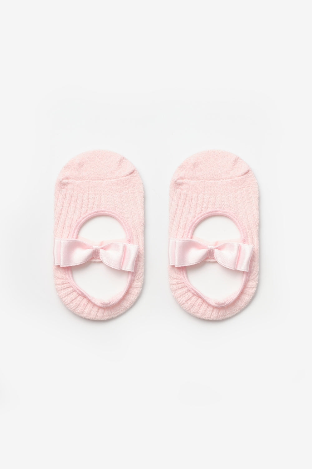 Pembe  Fiyonklu Kız Çocuk Babet Çorap