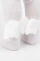 Beyaz  Kanat Fitilli Kız Çocuk Külotlu Çorap