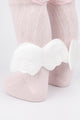 Pembe  Kanat Fitilli Kız Çocuk Külotlu Çorap