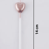 Rose  4'lü Kalp Mum