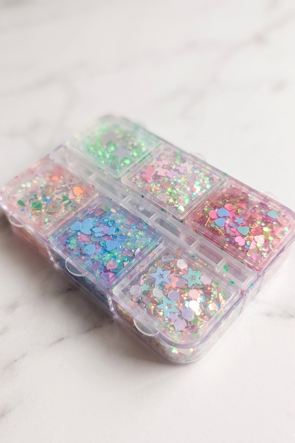 Pembe Simli Kız Çocuk Jel Far Paleti