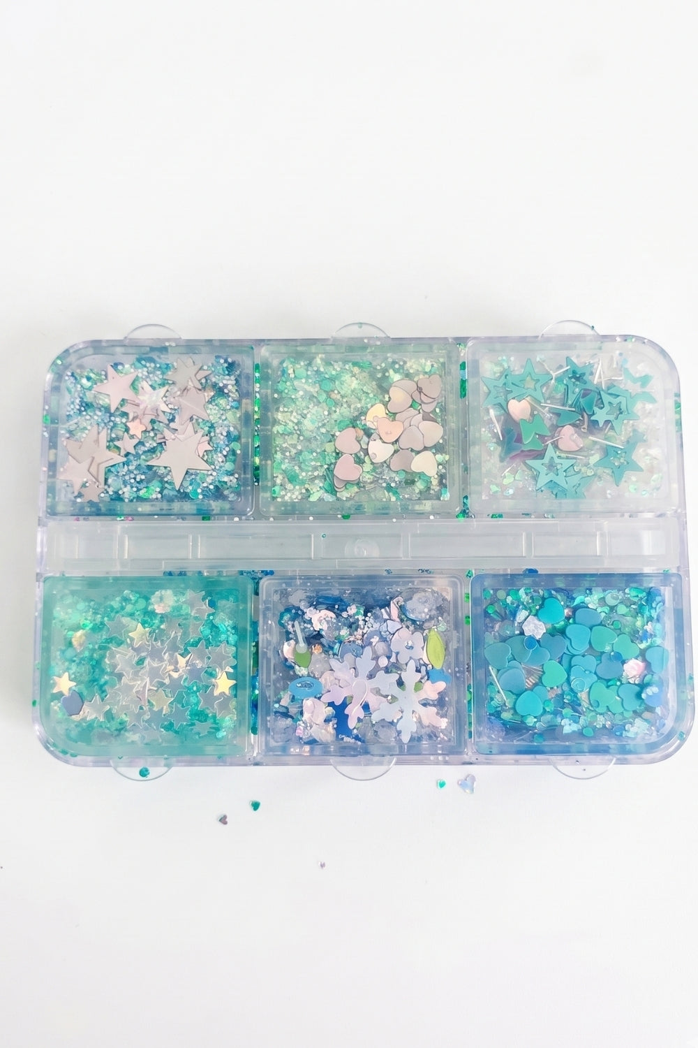 Mavi Simli Kız Çocuk Jel Far Paleti