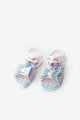 White Mermaid Bow Transparent Girls' Sandals