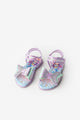 Lilac Mermaid Bow Transparent Girls Sandals